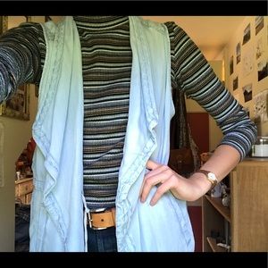 Chambray vest